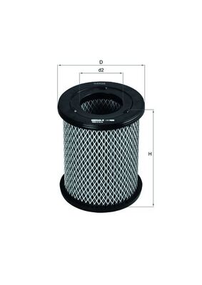 Filtru aer MAHLE ORIGINAL LX 2000
