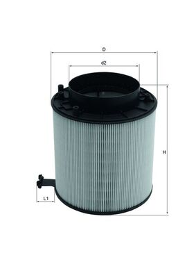 Filtru aer MAHLE ORIGINAL LX 2091D