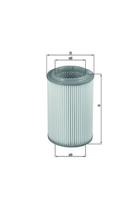 Filtru aer MAHLE ORIGINAL LX 2689