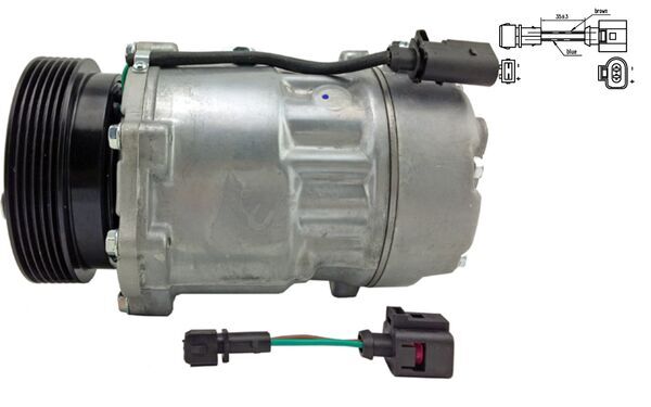 Compresor climatizare VW GOLF V (1K1) 1.4 16V  benzina 75 cai MAHLE ORIGINAL ACP191000S