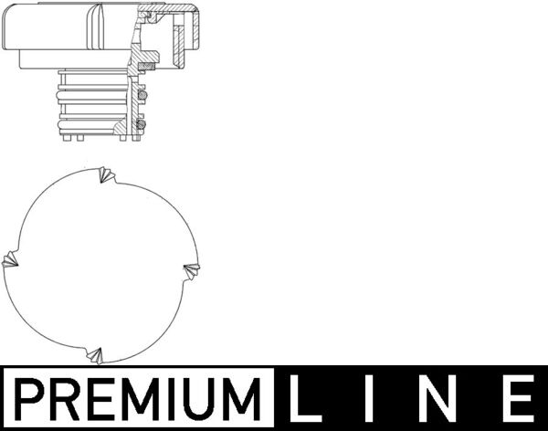 Buson vas expansiune MAHLE ORIGINAL CRB 21 000P