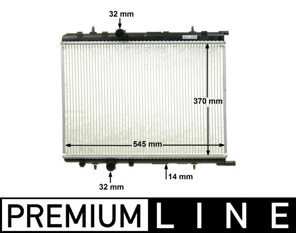 Radiator racire motor MAHLE ORIGINAL CR 515 000P