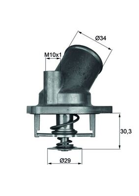 Termostat lichid racire MAHLE ORIGINAL TI 2 92