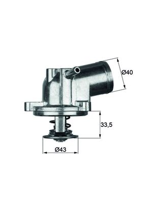 Termostat lichid racire MAHLE ORIGINAL TI 21 87