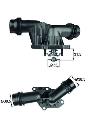Termostat lichid racire MAHLE ORIGINAL TI 25 85