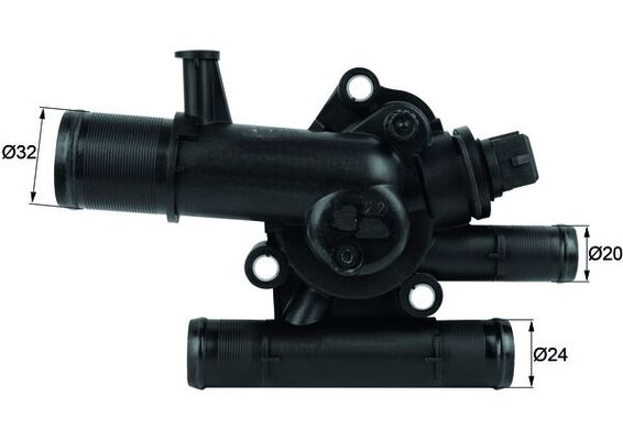 Termostat lichid racire MAHLE ORIGINAL TI 38 89