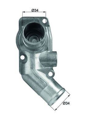 Termostat lichid racire MAHLE ORIGINAL TI 50 92D