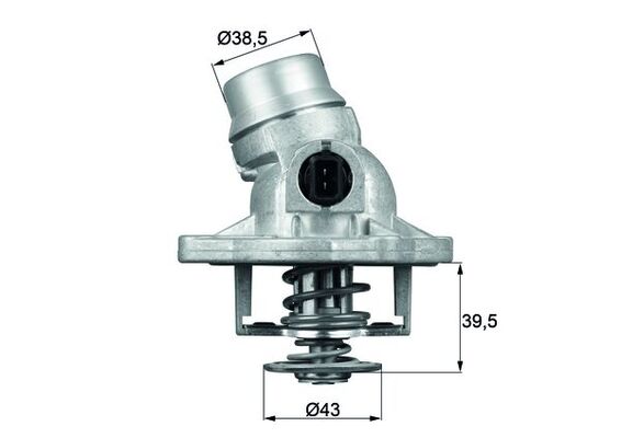 Termostat lichid racire MAHLE ORIGINAL TM 12 105