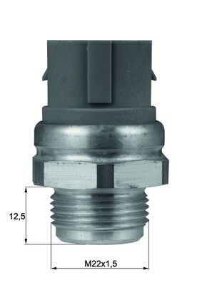Comutator temperatura ventilator radiator SKODA FABIA I (6Y2) 1.9 SDI  diesel 64 cai MAHLE ORIGINAL TSW48D