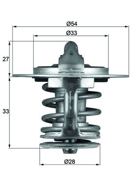 Termostat lichid racire MAHLE ORIGINAL TX 84 77