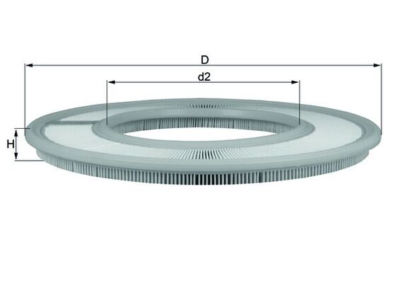 Filtru aer MAHLE ORIGINAL LX 91