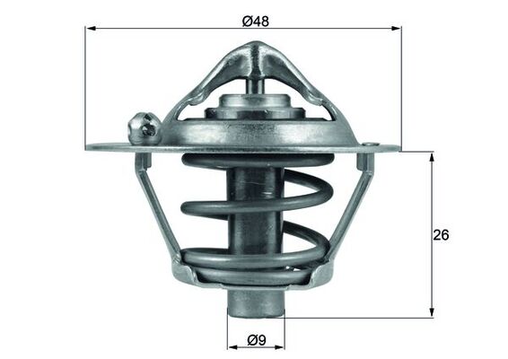 Termostat lichid racire MAHLE ORIGINAL TX 108 82D