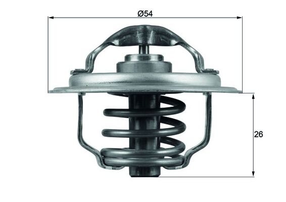 Termostat lichid racire MAHLE ORIGINAL TX 111 87D