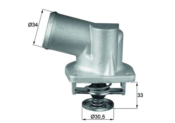 Termostat lichid racire MAHLE ORIGINAL TI 132 92D