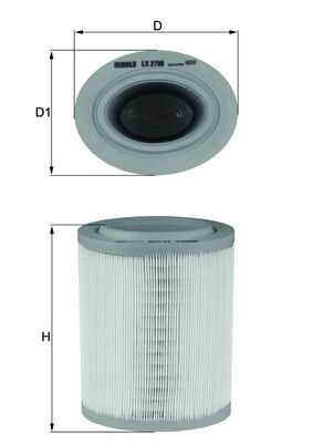Filtru aer MAHLE ORIGINAL LX 2790