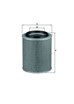 Filtru aer MAHLE ORIGINAL LX 498