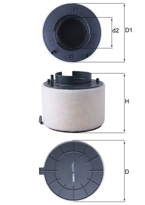 Filtru aer MAHLE ORIGINAL LX 4249