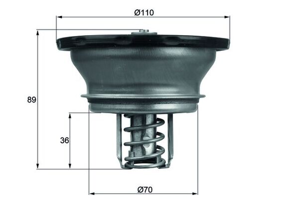 Termostat lichid racire MAHLE ORIGINAL THD382