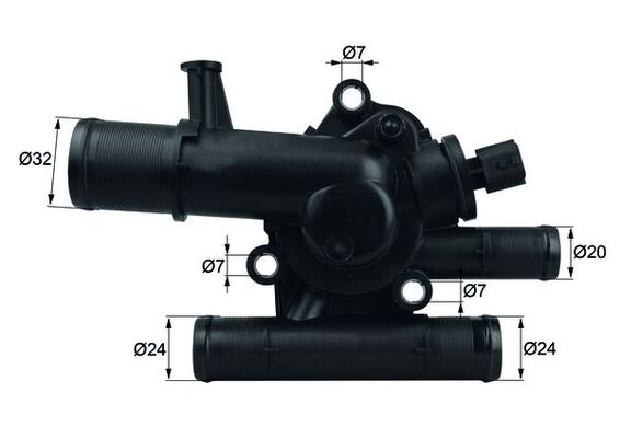 Termostat lichid racire MAHLE ORIGINAL TI 214 89