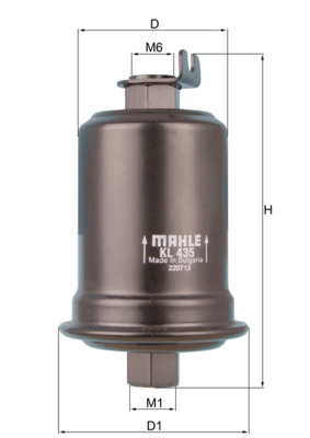 Filtru combustibil MAHLE ORIGINAL KL 435