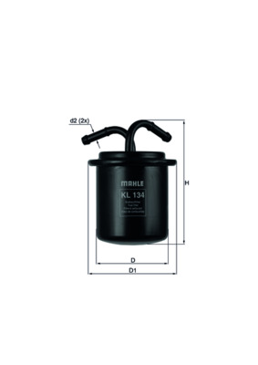 Filtru combustibil MAHLE ORIGINAL KL 134