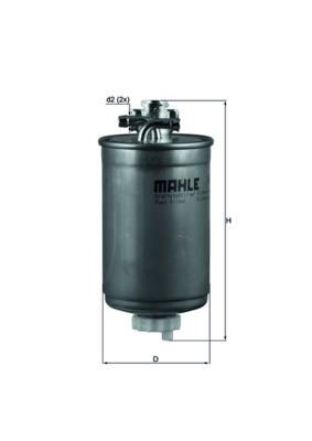 Filtru combustibil MAHLE ORIGINAL KL 180