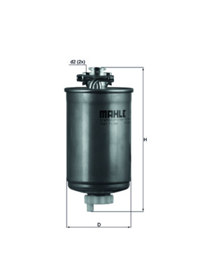Filtru combustibil MAHLE ORIGINAL KL 75