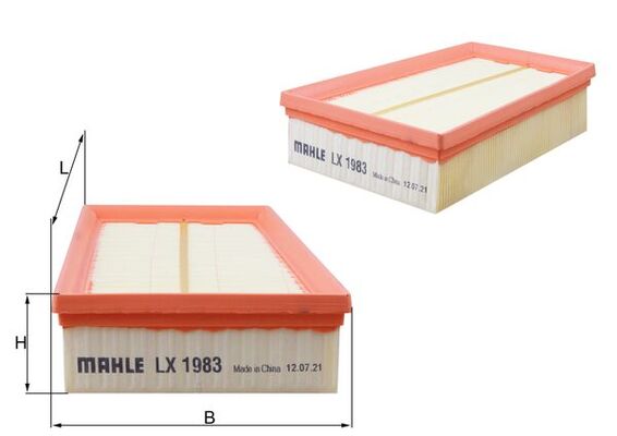 Filtru aer MAHLE ORIGINAL LX 1983
