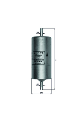 Filtru combustibil MAHLE ORIGINAL KL 194