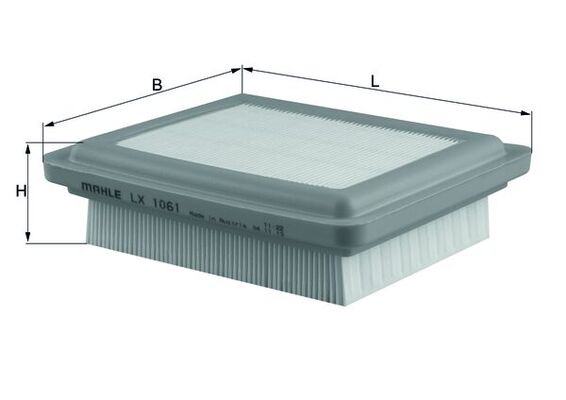 Filtru aer MAHLE ORIGINAL LX 1061