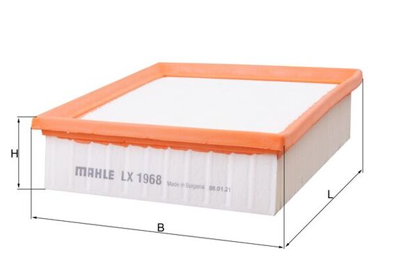 Filtru aer MAHLE ORIGINAL LX 1968