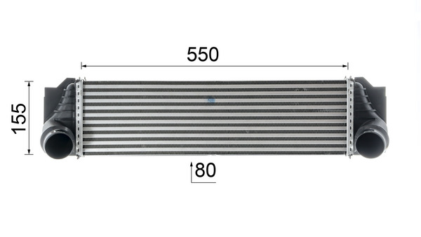 Intercooler compresor MAHLE ORIGINAL CI184000P