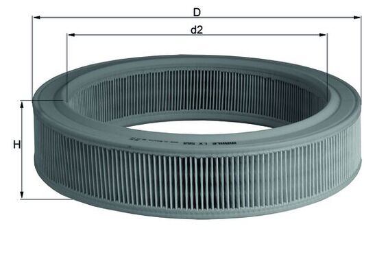 Filtru aer MAHLE ORIGINAL LX 568