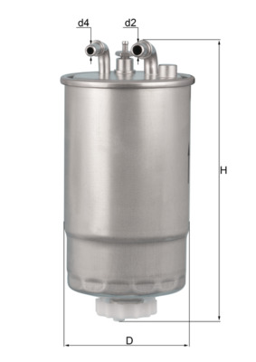 Filtru combustibil MAHLE ORIGINAL KL 568