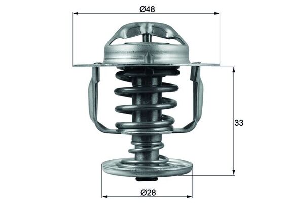 Termostat lichid racire MAHLE ORIGINAL TX 110 82D