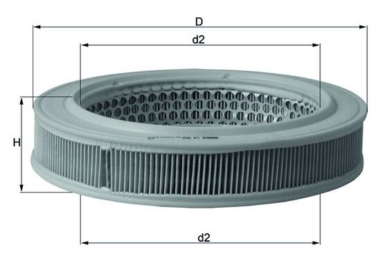 Filtru aer MAHLE ORIGINAL LX 552