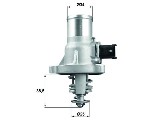 Termostat lichid racire OPEL ASTRA J (P10) 1.6 (68)  benzina 115 cai MAHLE ORIGINAL TM41105