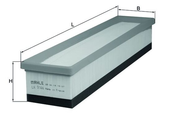 Filtru aer MAHLE ORIGINAL LX 3144