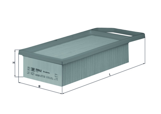 Filtru aer MAHLE ORIGINAL LX 1621