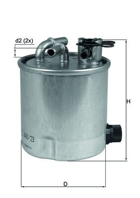 Filtru combustibil MAHLE ORIGINAL KL 440/23