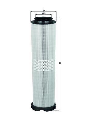 Filtru aer MAHLE ORIGINAL LX 816/5