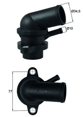 Termostat lichid racire MAHLE ORIGINAL TI 239 87D