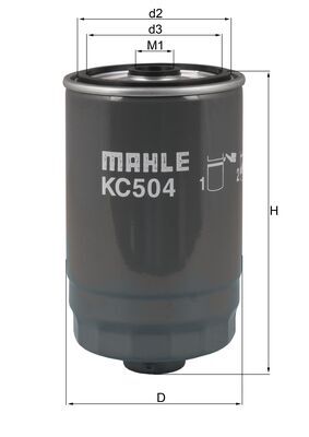 Filtru combustibil MAHLE ORIGINAL KC 504