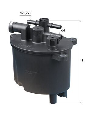 Filtru combustibil MAHLE ORIGINAL KL 581