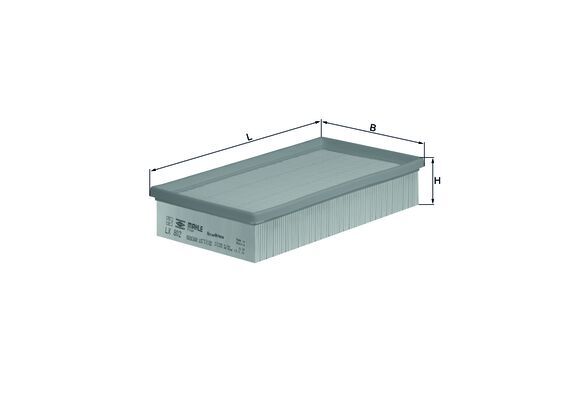 Filtru aer MAHLE ORIGINAL LX 802