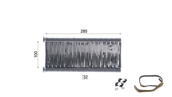 Schimbator caldura incalzire habitaclu MAHLE ORIGINAL AH334000P