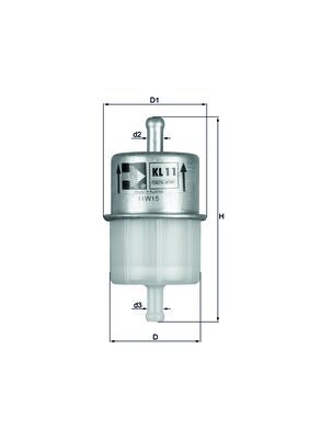 Filtru combustibil MAHLE ORIGINAL KL 11 OF