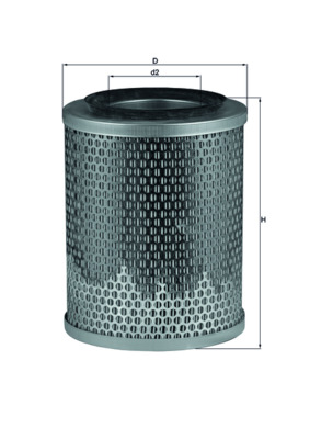Filtru aer MAHLE ORIGINAL LX 196