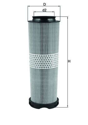 Filtru aer MAHLE ORIGINAL LX 1020