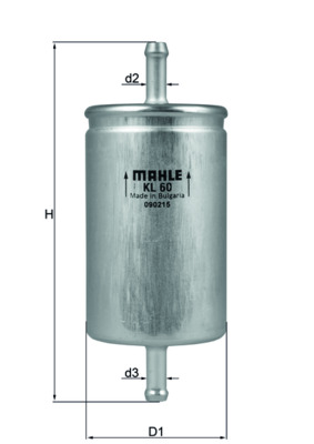 Filtru combustibil MAHLE ORIGINAL KL 60
